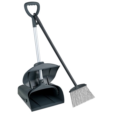 Набор щетка с закрывающимся совком ручки 94см, пластик/алюминий OfficeClean Professional