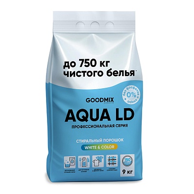 Порошок стиральный 9кг GOODMIX LD AQUA LD Vortex