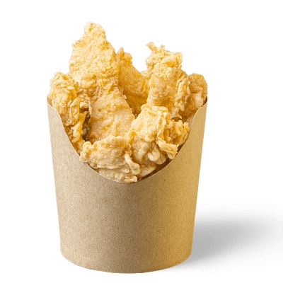 Упаковка для снеков Выс.: 97мм 92мм SNACK BOWL M OSQ цвет Крафт/Белый OSQ (х1/600)