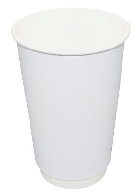 Стакан бумажный 2сл. DW16, 400/473мл цвет Белый Для горячих напитков (х18/360)
